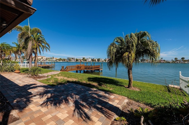 208 Bath Club Blvd N, North Redington Beach, FL 33708 - water view with a dock