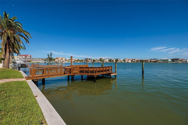 208 Bath Club Blvd N, North Redington Beach, FL 33708 - dock with a water view