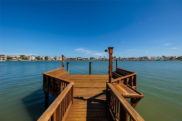 208 Bath Club Blvd N, North Redington Beach, FL 33708 - dock area with a water view