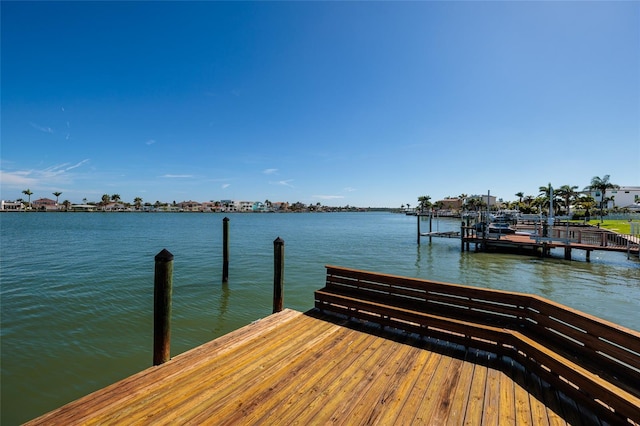 208 Bath Club Blvd N, North Redington Beach, FL 33708 - dock area with a water view