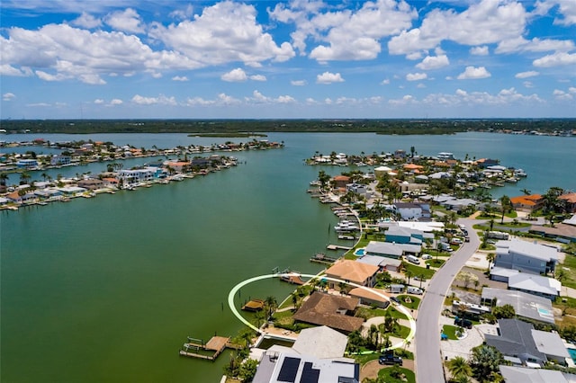 208 Bath Club Blvd N, North Redington Beach, FL 33708 - aerial view of residential area featuring a large body of water