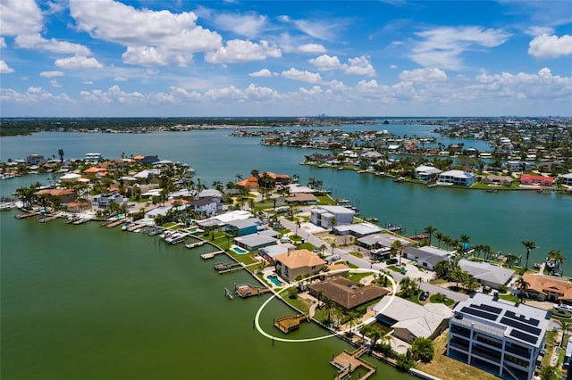 208 Bath Club Blvd N, North Redington Beach, FL 33708 - aerial view of residential area with a large body of water