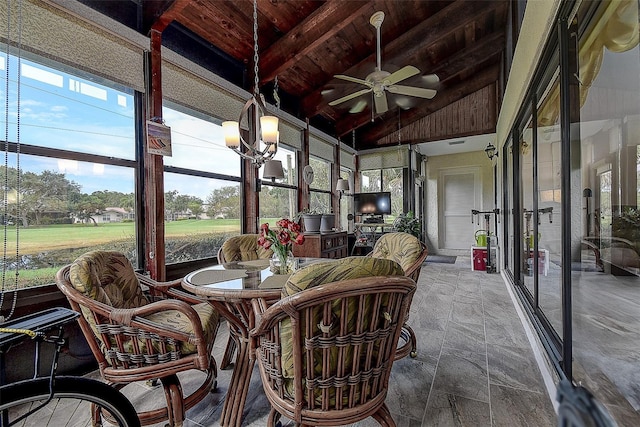 140 Dale Pl, Oldsmar, FL 34677 - sunroom / solarium with ceiling fan