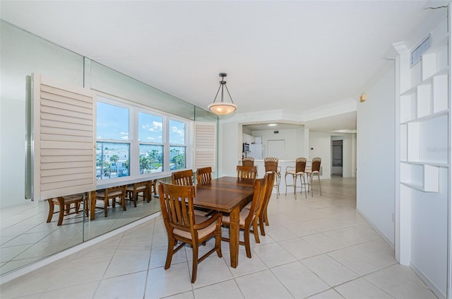 16600 Gulf Blvd Unit 437, North Redington Beach, FL 33708 - dining space with light tile patterned flooring