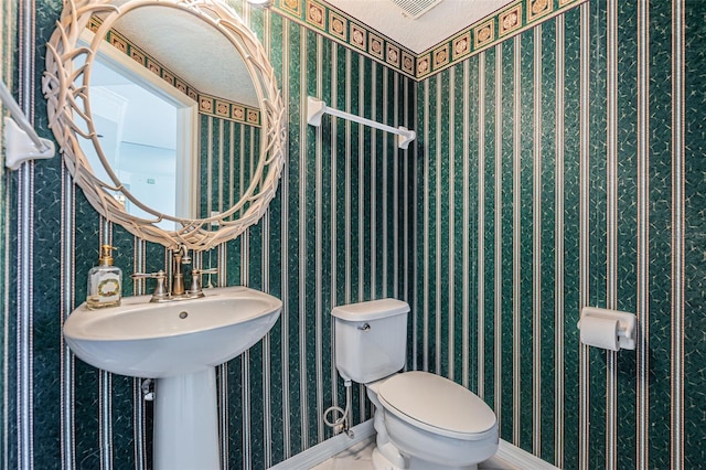 16600 Gulf Blvd Unit 437, North Redington Beach, FL 33708 - half bath featuring wallpapered walls