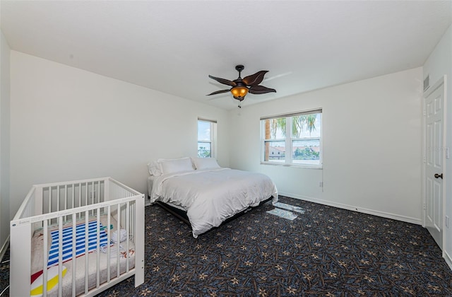16600 Gulf Blvd Unit 437, North Redington Beach, FL 33708 - bedroom featuring carpet flooring and ceiling fan