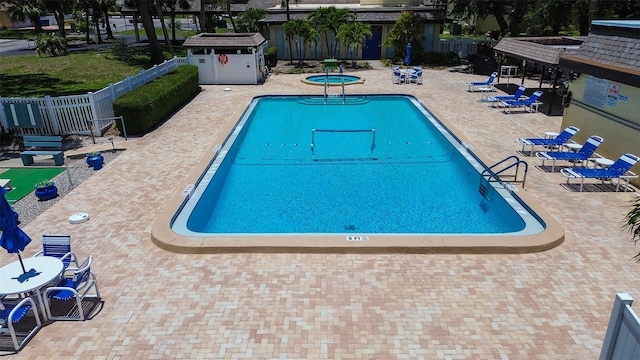 11485 Oakhurst Rd Unit 310, Largo, FL 33771 - community pool with a patio