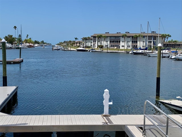 4712 Marine Pkwy Unit 203, New Port Richey, FL 34652 - dock area featuring a water view
