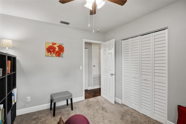 602 Hillpoint Way, Brandon, FL 33510 - recreation room featuring carpet flooring and ceiling fan