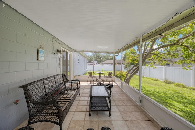 602 Hillpoint Way, Brandon, FL 33510 - sunroom featuring outdoor lounge area