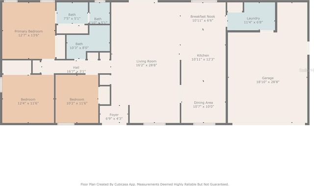 602 Hillpoint Way, Brandon, FL 33510 - view of floor plan / room layout