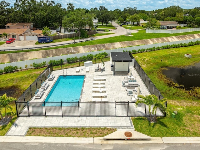 6206 64th Way N, Pinellas Park, FL 33781 - community pool with a patio area