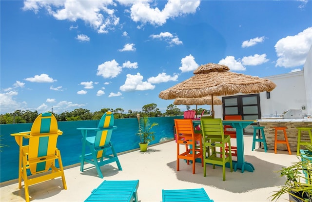 6206 64th Way N, Pinellas Park, FL 33781 - view of playground with a patio area