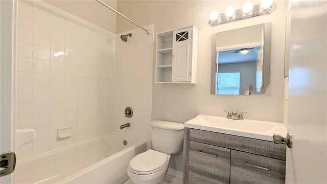 1247 Kennewick Ct, Wesley Chapel, FL 33543 - bathroom featuring vanity and bathing tub / shower combination