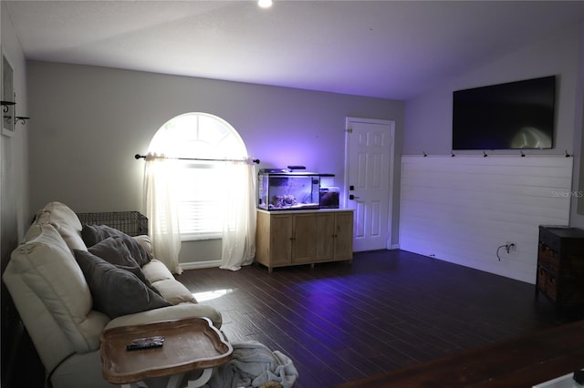 1006 Harvest Moon Dr, Seffner, FL 33584 - living area featuring dark wood-style floors