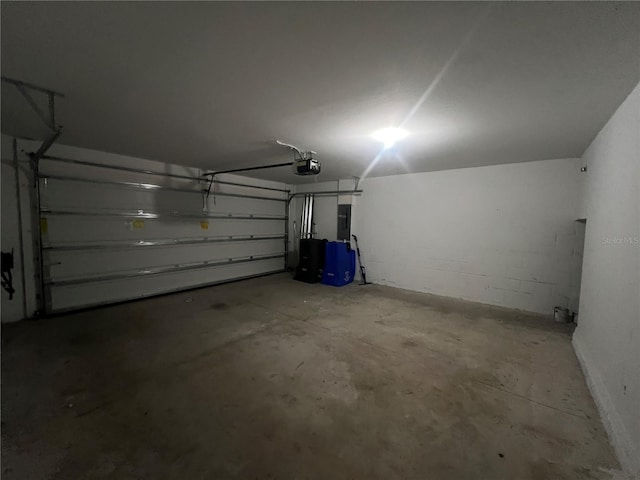 3724 Crofton Ct, Fort Myers, FL 33916 - garage with electric panel and a garage door opener