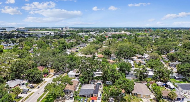 10215 N 23rd St, Tampa, FL 33612 - aerial overview of property's location with a tree filled landscape