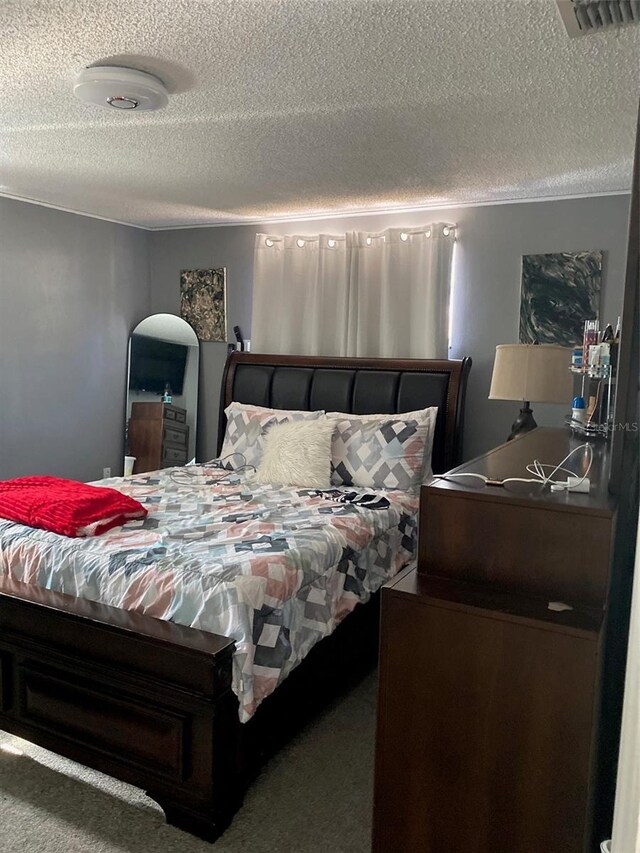 4219 Gray Squirrel Ln, New Port Richey, FL 34653 - bedroom with a textured ceiling and carpet flooring