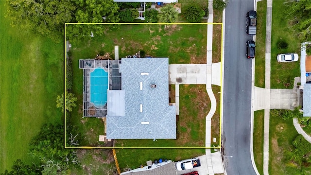 2914 Forest Cir, Seffner, FL 33584 - view of property location featuring property parcel outlined and a pool