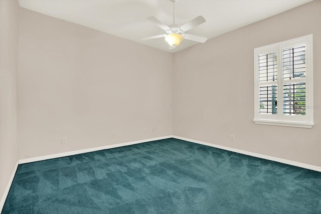 13321 Lewis Raulerson Rd, Dover, FL 33527 - spare room featuring carpet flooring and a ceiling fan