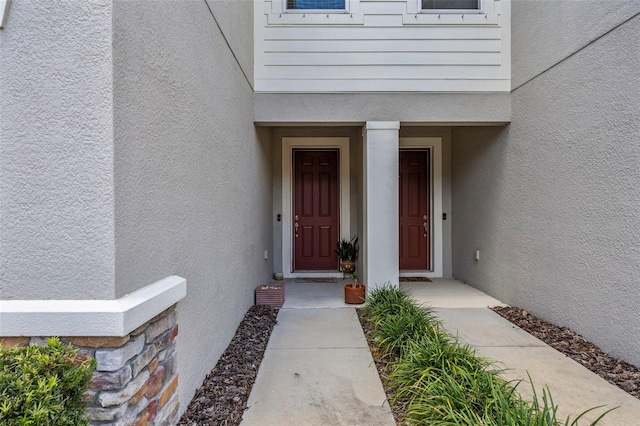 5813 Grand Sonata Ave, Lutz, FL 33558 - entrance to property with stucco siding
