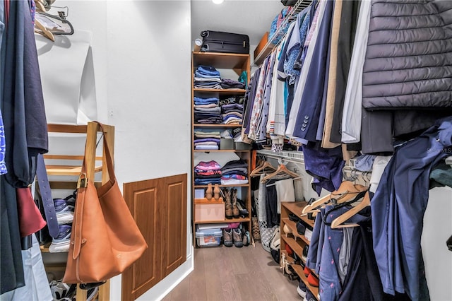 4096 38th St S, Saint Petersburg, FL 33711 - spacious closet featuring wood finished floors