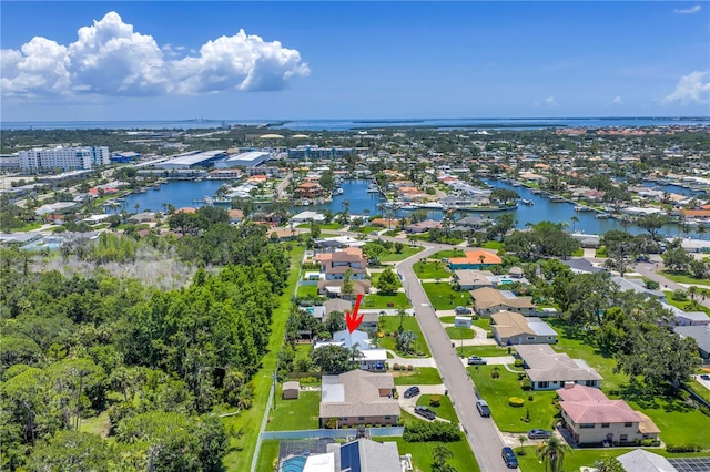 4096 38th St S, Saint Petersburg, FL 33711 - aerial view of residential area with a nearby body of water