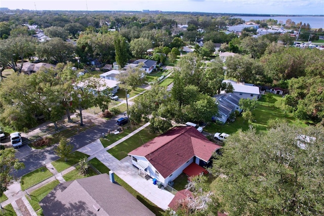 1938 E Fern Rd, Lakeland, FL 33801 - aerial view of residential area with a nearby body of water