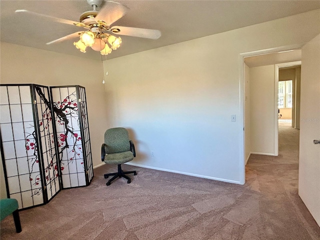 2070 World Parkway Blvd Unit 36, Clearwater, FL 33763 - unfurnished room featuring carpet flooring and a ceiling fan