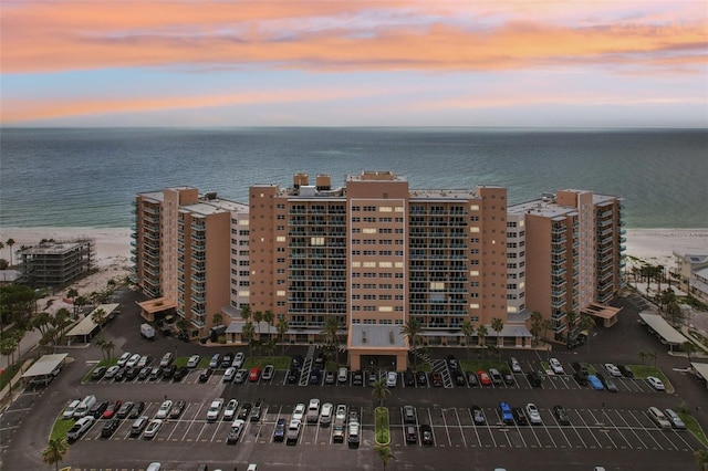 880 Mandalay Ave Unit C513, Clearwater Beach, FL 33767 - drone / aerial view of waterfront with a beach