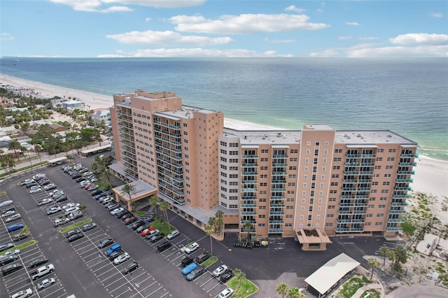 880 Mandalay Ave Unit C513, Clearwater Beach, FL 33767 - drone / aerial view of apartment complex / building and expansive coastline