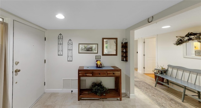 3035 Countryside Blvd Unit 16B, Clearwater, FL 33761 - foyer featuring recessed lighting