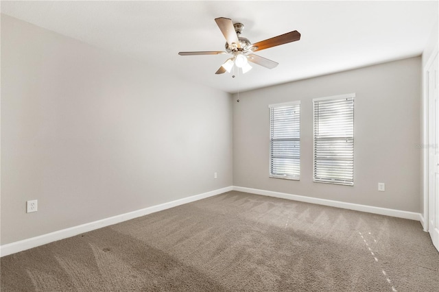 3753 Thornbush Ln, New Port Richey, FL 34655 - empty room featuring carpet floors and ceiling fan