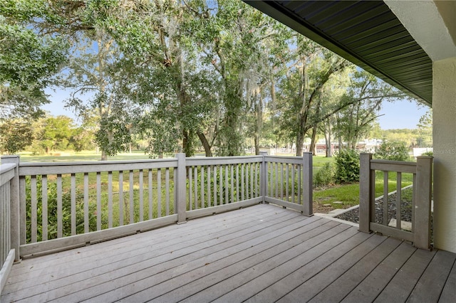 3753 Thornbush Ln, New Port Richey, FL 34655 - view of wooden terrace