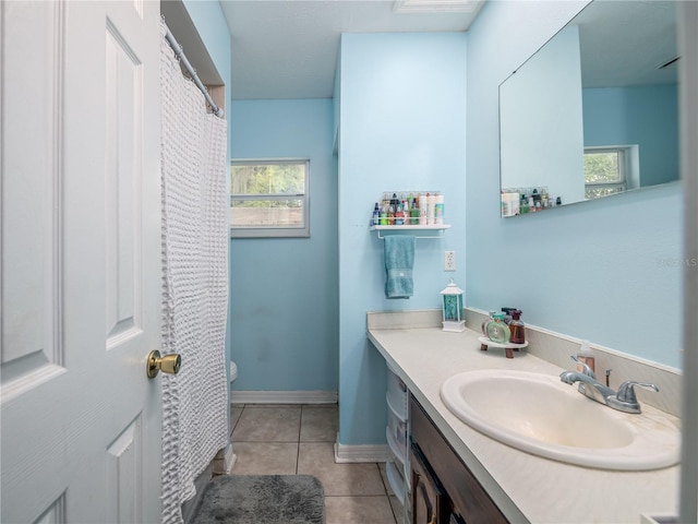 11704 Orange Grove Ter, Riverview, FL 33569 - full bathroom with vanity and tile patterned flooring