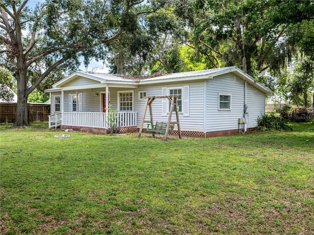 11704 Orange Grove Ter, Riverview, FL 33569 - ranch-style house with covered porch
