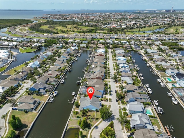 5710 Tortoise Pl, Apollo Beach, FL 33572 - view of property location featuring nearby suburban area and a nearby body of water