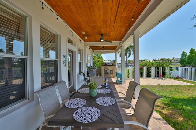 5710 Tortoise Pl, Apollo Beach, FL 33572 - view of patio