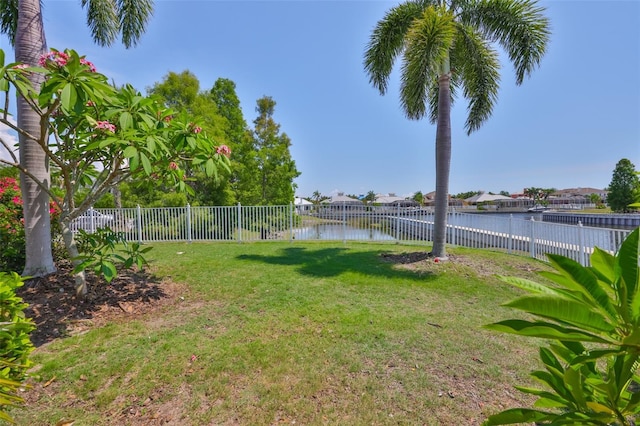 5710 Tortoise Pl, Apollo Beach, FL 33572 - fenced backyard featuring a water view
