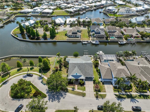 5710 Tortoise Pl, Apollo Beach, FL 33572 - aerial perspective of suburban area with a nearby body of water