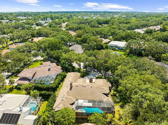 3772 Woodridge Pl, Palm Harbor, FL 34684 - bird's eye view of a pool area