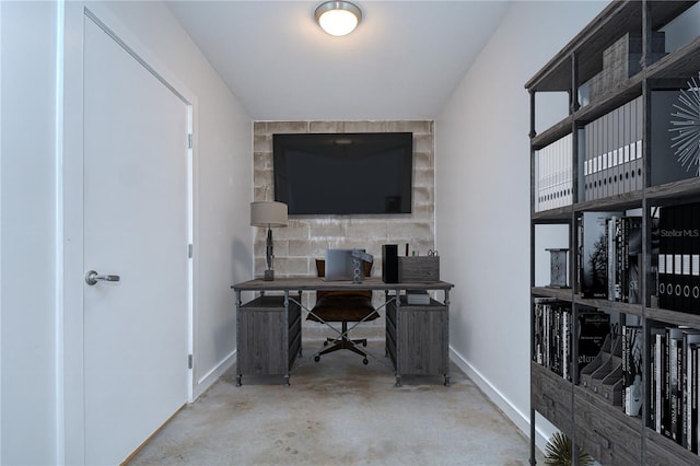 2001 E 2nd Ave Unit 12, Tampa, FL 33605 - office with baseboards and concrete flooring