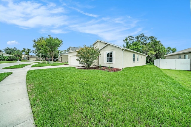 247 Winthrop Dr, Spring Hill, FL 34609 - view of property exterior featuring concrete driveway, stucco siding, and a garage