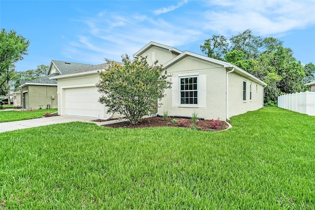 247 Winthrop Dr, Spring Hill, FL 34609 - view of front facade with a garage, concrete driveway, and stucco siding