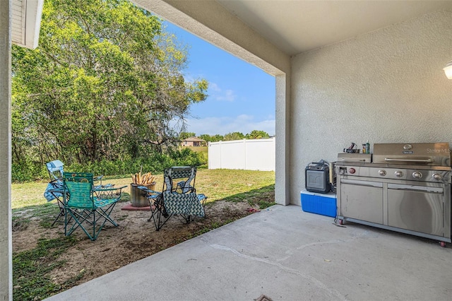 247 Winthrop Dr, Spring Hill, FL 34609 - view of patio with a grill