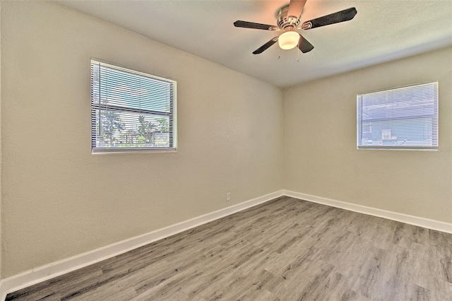 475 W Ethelene St, Bartow, FL 33830 - unfurnished room featuring wood finished floors and a ceiling fan
