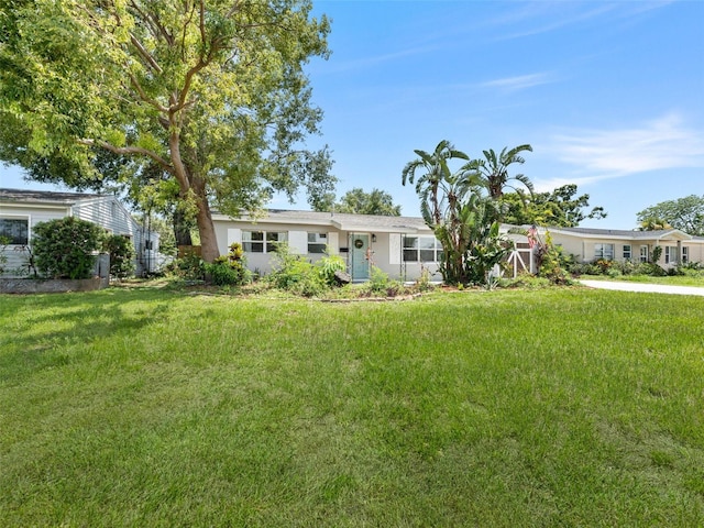 5514 7th Ave N, Saint Petersburg, FL 33710 - ranch-style home featuring a front lawn