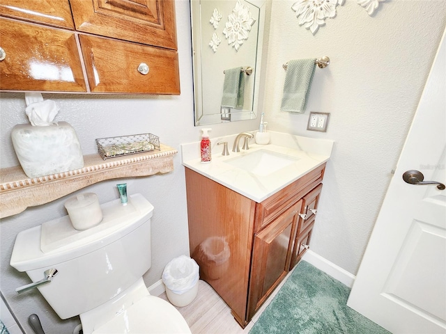 8110 Damara Dr, New Port Richey, FL 34653 - half bath with vanity and toilet