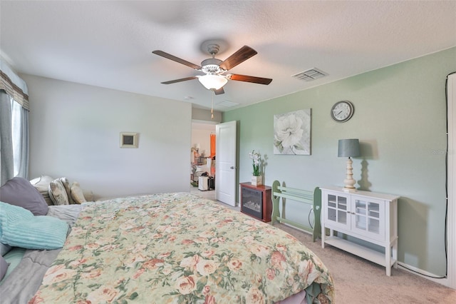 4485 Eternal Prince Dr, Sun City Center, FL 33573 - bedroom with carpet flooring and a ceiling fan