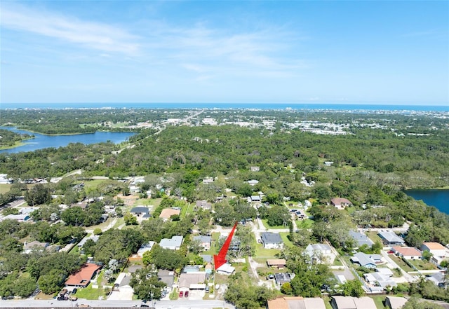 120371/2 Murray Ave, Seminole, FL 33778 - aerial view of property's location featuring a nearby body of water and nearby suburban area